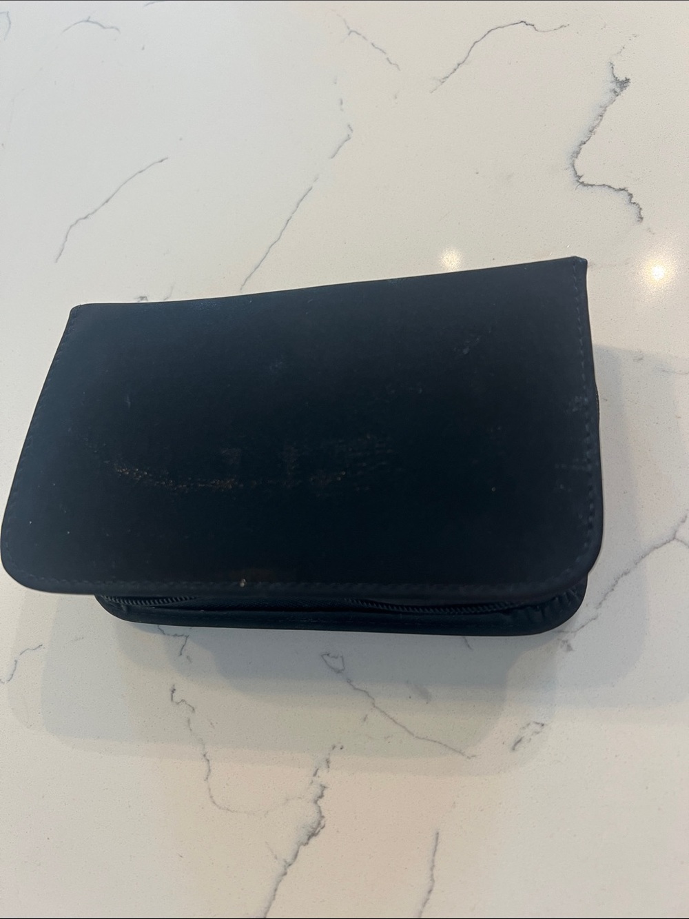 Black Men's Compact Travel Pouch - Unbranded